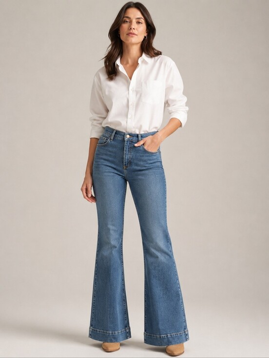 Ann Taylor Denim - ❤️ ANN TAYLOR HIGH RISE FLARE JEANS, 10 (30)